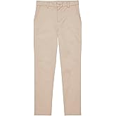 Classroom Uniform Girls Flat Front Pants with 3 Pockets & Zip Fly Front Closure