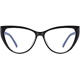 PANNER Blue Light Blocking Glasses Women Bluelight Blocker Computer Cateye Clear Cat Eye Eyeglasses Frame