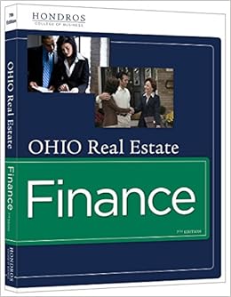 Ohio Real Estate Finance 7th Ed Hondros Learning Hondros Learning 9781598442595 Amazon Com Books