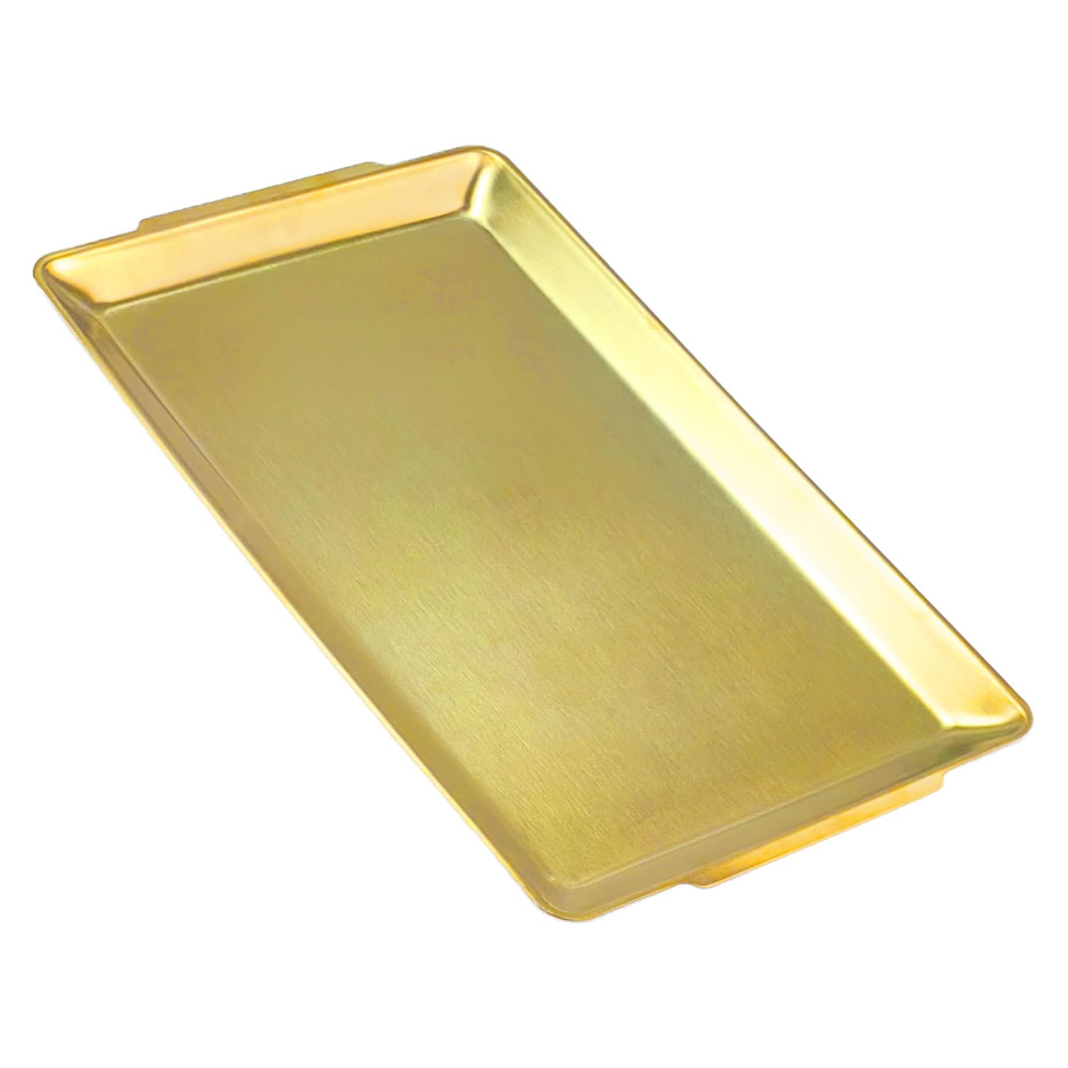 Photo 1 of 16.3" x 11" Large Serving Platters, Stainless Steel Heavy-Duty Large Serving Trays, Gold Rectangular Plates for Food, Fruit, Party, Wedding, Christmas, Chip and Scratch Resistant