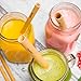 Bamboo Straws drinking Reusable, Natural, Organic & Plastic Free & Biodegradable, 10 Straws 5.5