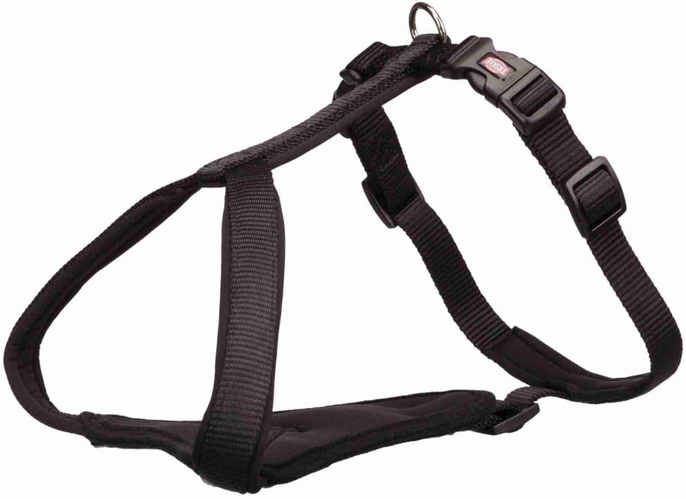 Trixie 1998301 Premium Y Harness, 40-45 cm/15 mm, Black, S