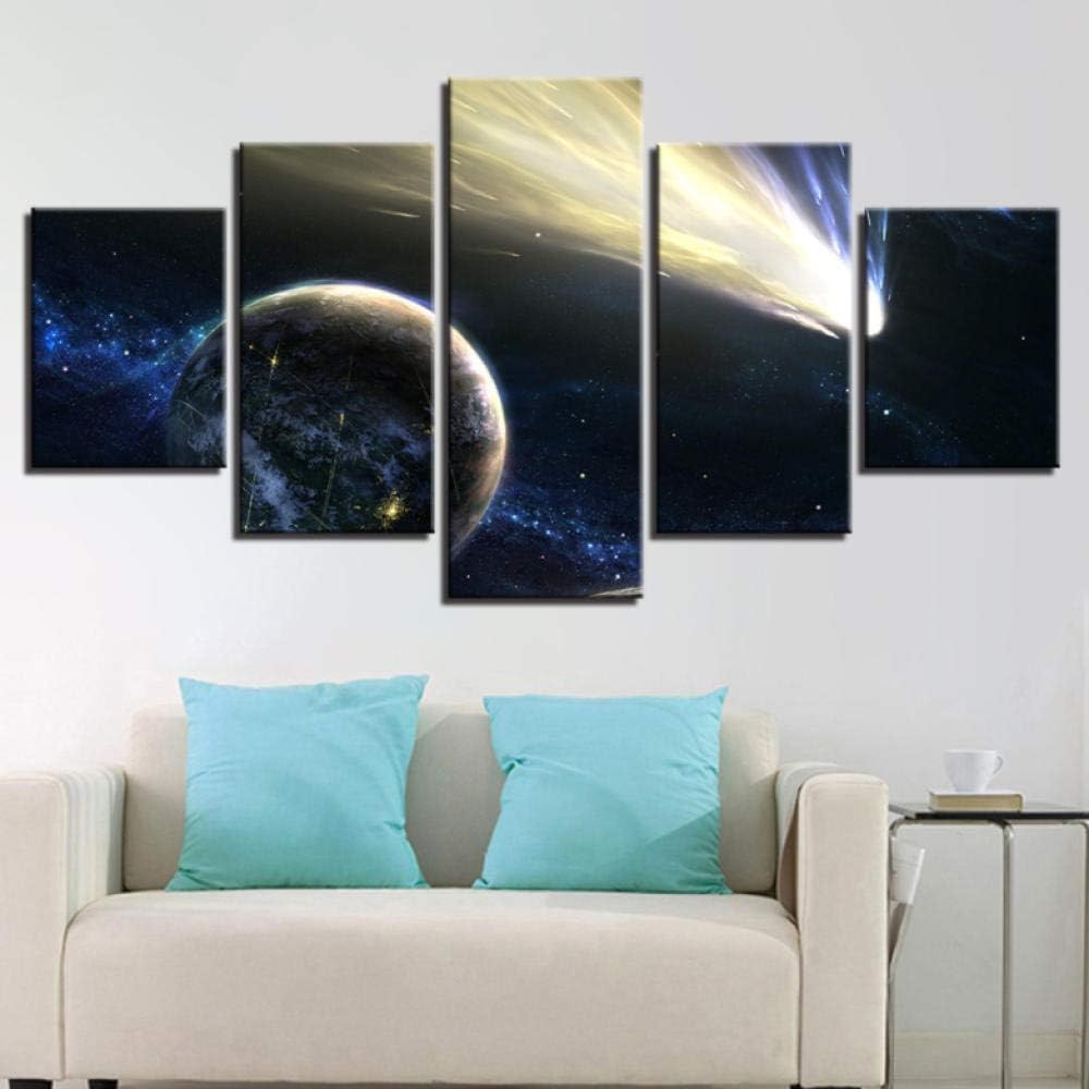 Cuadros en Lienzo Planeta Galaxia - Impresiones de la Lona - Pintura
