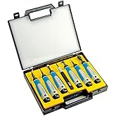 Noga SP7700 7 Pc. Complete Deburring Tool Set in Plastic Case