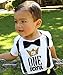 Noah's Boytique Mr Onederful First Birthday Shirt Outfit Boy with Black Bow Tie Suspenders and Gold and Black Saying Cake Smash 1st Birthday Party 12-18 Months