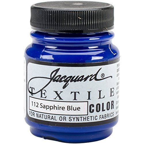 Jacquard Products Jacquard Textile Color Fabric Paint, 2.25-Ounce, Sapphire Blue by Jacquard