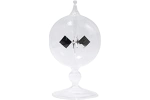 Luejnbogty Clear Solar Power Radiometer Sun Light Vanes Glass Radiometer Science Educational Light Mill