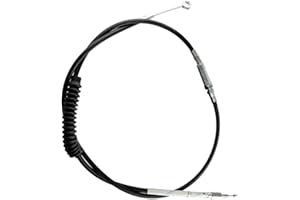 OUYI Motorcycle Clutch Cable Wire Steel Braided 55" 140cm Compatible with Harley Sportster XL883 1986-2013 XL1200 2004-2020 XL 883 1200 Stainless Cable Models