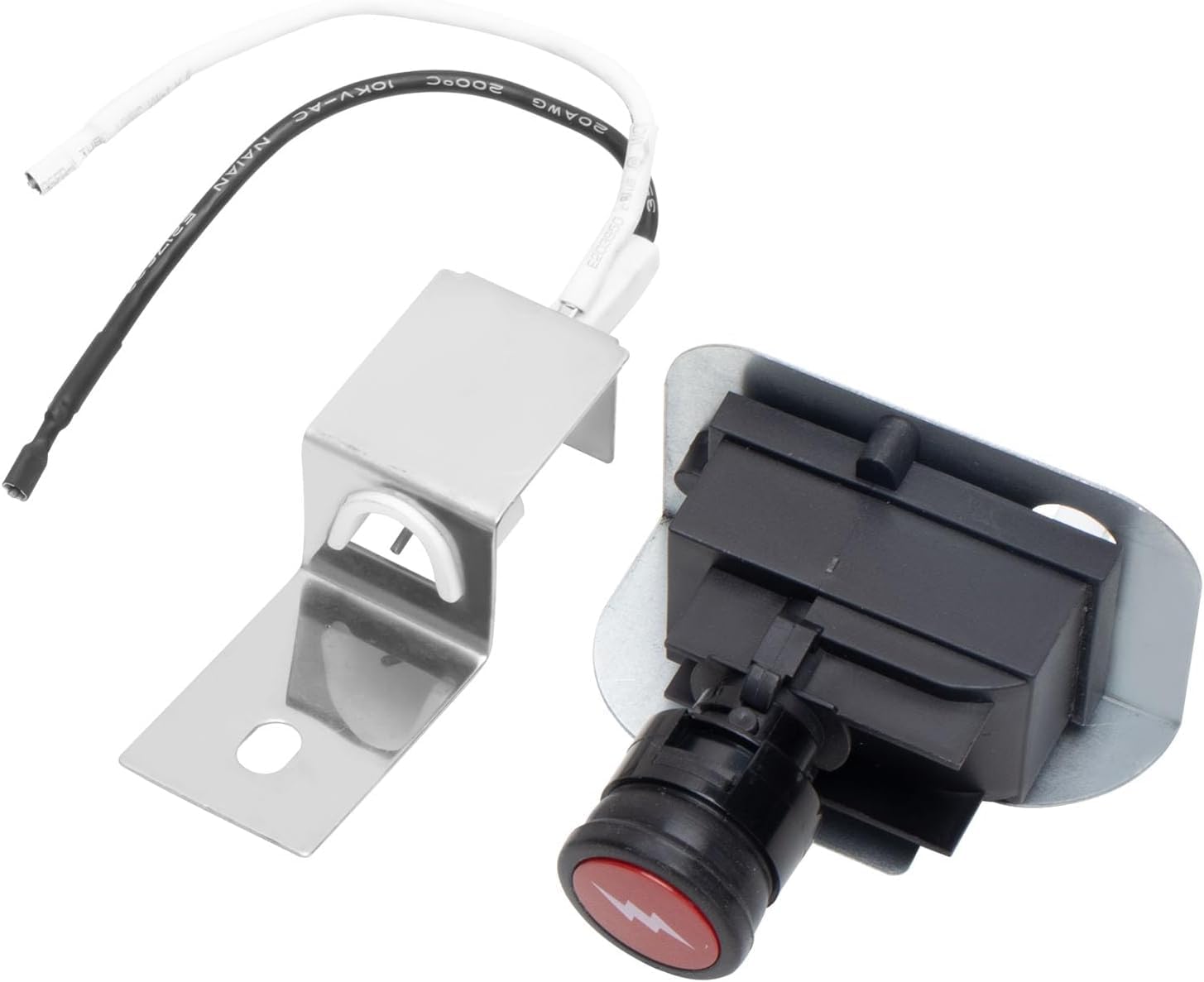 Photo 1 of SafBbcue Grill Igniter 80475 for Weber Q120 Q220 Series Grills Switch Electronic 2-Outlet Ignition Push Button Kit Igniter Parts for Weber 516002 516501 566002 566801 567798 Gas Grill