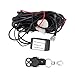 QDY Remote Wiring Harness for Led Light Bar with 12V 40A One Line Kit ON/Off Switch Relay for Work Lights Off Road Fog Driving Lights( Remote Control)