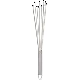 Mrs. Anderson’s Baking Non-Stick Ball Whisk, Stainless Steel with Silicone Tips