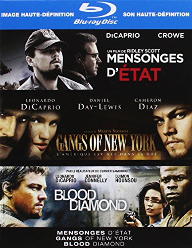 Coffret Leonardo Di Caprio - Mensonges D'état + Gangs Of New York + Blood Diamond - Pack