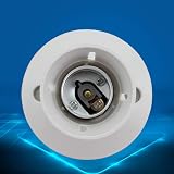 QYEW E27 Light Bulb Holder Lamp Base Wall Adapter Ceiling Socket Converter view 5