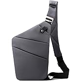 VexelZytro Travel Anti Pickpocket Purses, Slim Carry Crossbody Bag for Women & Man Travel Safe, Waterproof