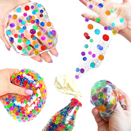 2 Fluffy+Crystal+Containers+Decoration+Glitter