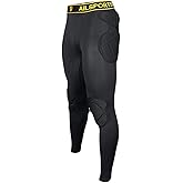 Men's Goalkeeper Shirt Padded Football Protective Gear for Men Training Suit Rib Protector for Soccer Basketball Paintball