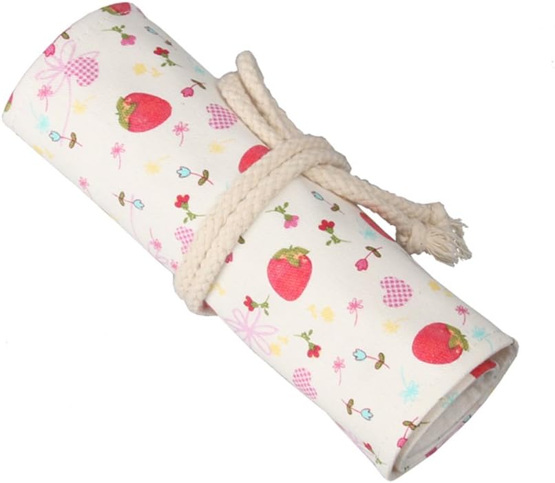 Cloth Pencil Bag Large Capacity Canvas Men and Women Pupils Pencil Bag Shutter Simple Korean Stationery Pencil Case 20×47cm