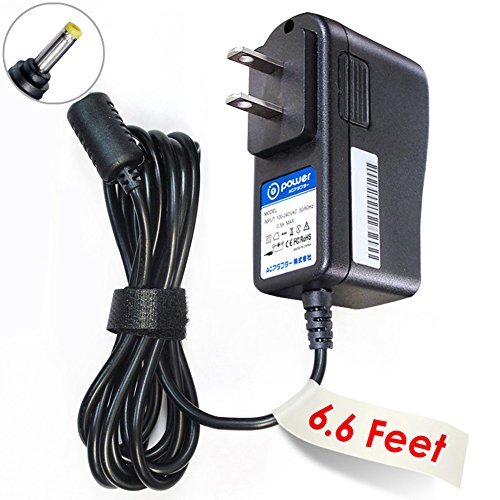 T-Power (6.6ft Long Cable) Ac Dc adapter for Roland PSB-6U PSB6U PSB-6U-120 Boss / Edirol R-1 R-09 R-09HR R-05 Replacement Power Supply Cord