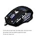 DLAND Professional LED Optical 7200 DPI 7 Button USB Wired Gaming Mouse for Pro Game Notebook, PC, Laptop, Computer, Black