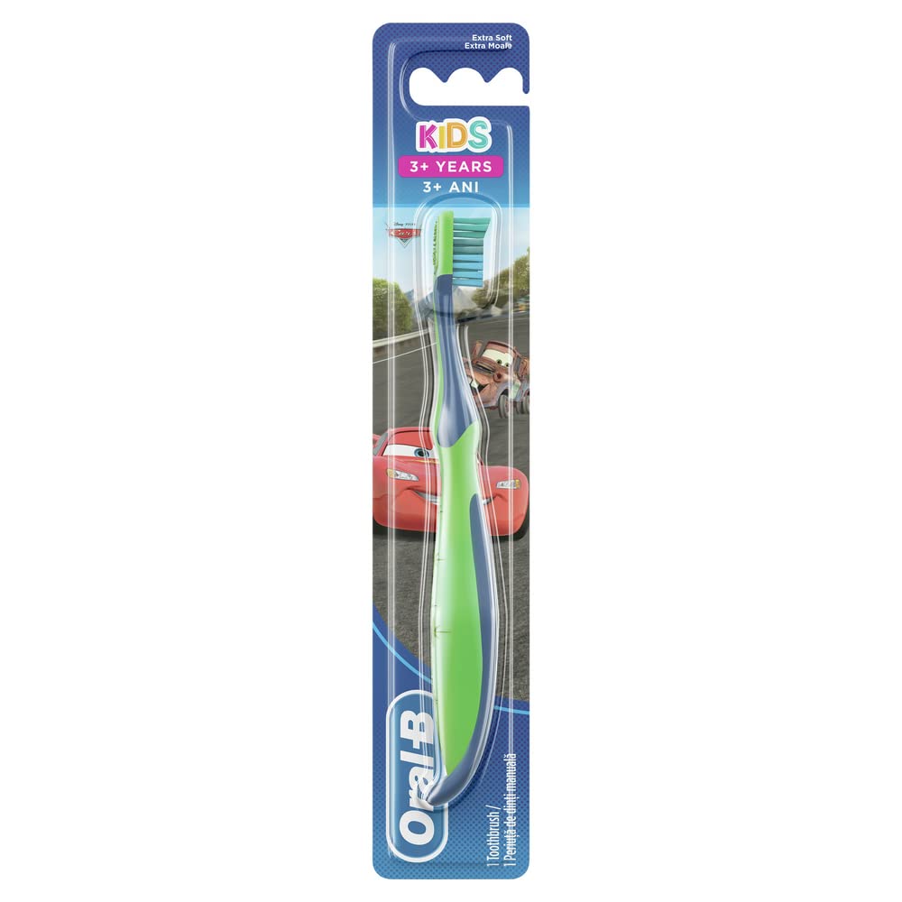 Oral-B Kids Manual Toothbrush Soft Bristles, 3-5 Years Old