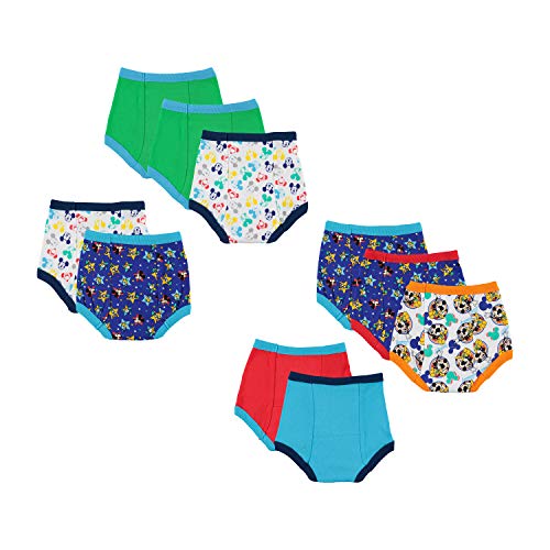 disney - multipack de pantalones de entrenamiento para ir al baño de mickey mouse para niños, mickeytraining10pk, 18