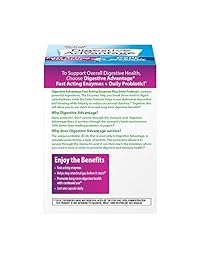 Digestive Advantage Enzimas de acción rápida más cápsulas probióticas diarias, 1