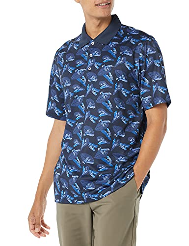 Amazon Essentials Men's Men's Regular-fit Quick-Dry Golf Polo Shirt Shirt, -Blu…