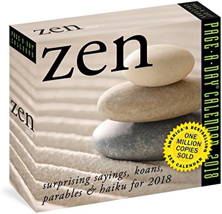 Zen Page-A-Day Calendar 2018 Calendar – Day to Day Calendar, August 3, 2017