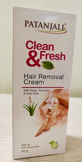Buy Patanjali Clean And Fresh Hair Removal Cream 50 G Online At