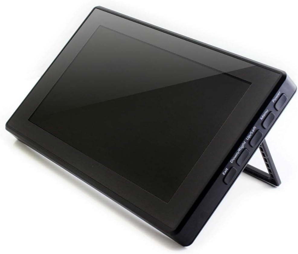 Waveshare 7inch IPS Capacitive Touch Screen with case 1024x600 Pixel LCD Display with Toughened Glass Cover for Raspberry Pi/PC Windows - Image 4