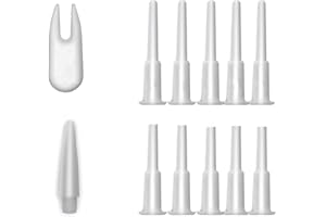 Miamay 12 Pieces Exercise Yoga Ball Plug Pin Replacement Kit Sport Ball Jump Ball Air Stopper Plug Pin Adapter Kit