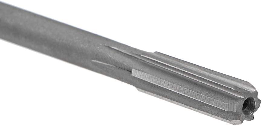 sourcing map Chucking Reamer 5.5mm, H8 HSS Lathe Machine Reamer 6 Straight Flutes, Round Shank Milling Cutting Tool - Image 4