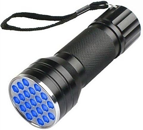 UV Ultra LED Flashlight Violet 21 Mini Blacklight Aluminum Torch Light Lamp Perfect For Camping