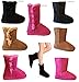 New Girl's Kid's Cute Warm Button Winter Low Calf Mid Calf Snow Boots Shoes