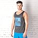 Under Armour Men's Under Armour Tech Turned Up Tank Carbon
