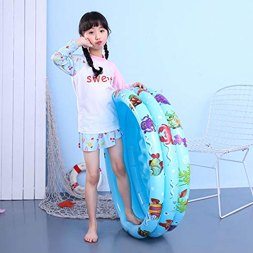 image for MIYA LTD Foldable Lightweight Portable Family Play Pool,Summer Swimmin