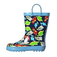RanyZany Dynamo Dino Rain Boots, 6
