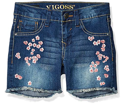 VIGOSS Girls' Big Bermidi Short, Cherry Blossom Dark Sand, 12