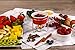Crabaholik 2-Piece Ceramic Butter Warmers Set | Premium Quality Red Ceramic Fondue Warmers Pots | Melted Butter Melters with Sturdy Metallic Stands | Dishwasher Safe ● Elegant ● Original Gift Idea