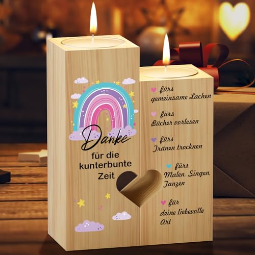 KAAYEE Farewell Gift Teacher Candle Holder, Candle Thank You Teacher Gift, Great Teacher Gift for Leaving Thank You Nursery Teacher