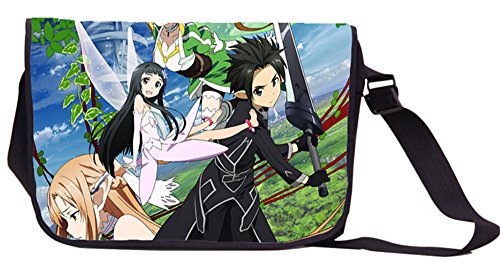 Siawasey Sword Art Online Anime Kirigaya Kirito Messenger Bag Backpack Shoulder Bag - Image 161