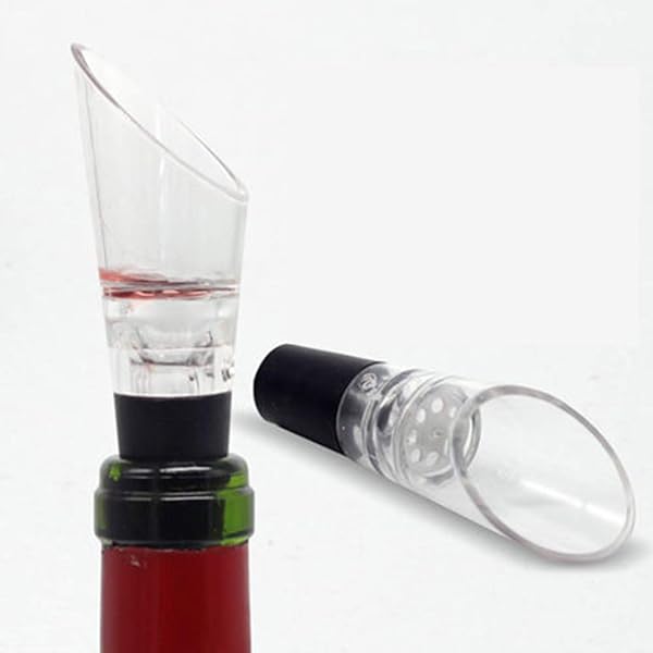 Wine Aerator Stainless Steel spout Bottle Stopper Decanter Aeration SuperiorQuality and Creative Durable