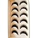 Lookatool 6 Pairs Handmade Natural Messy Cross Fake Eye Lash False Eyelashes Extension Makeup