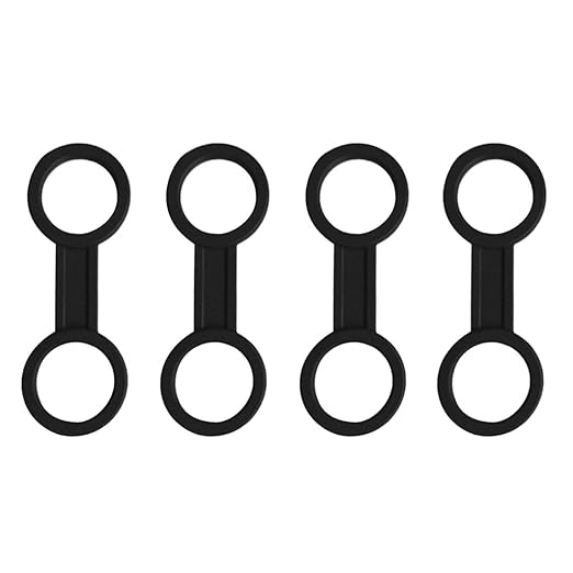 Gazechimp Schnorchelhalter Silikon Doppelring, in verschiedenen Mengen