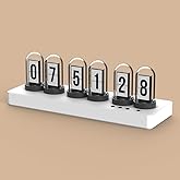 Adventurers Nixie Tube Clock,Desk Clock,Cellphone Control,RGB Backlight, Personalised Digital dials,Tube Clock for Gaming Roo