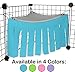 Corner Fleece Forest Hideout for Guinea Pigs, Ferrets, Chinchillas, Hedgehogs, Dwarf Rabbits and Other Small Pets - Accessories and Toys (Blue/Gray)