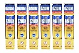 Ozium Smoke & Odor Eliminator Car & Home Air Sanitizer / Freshener, 3.5oz Spray Vanilla Scent - Pack of 6
