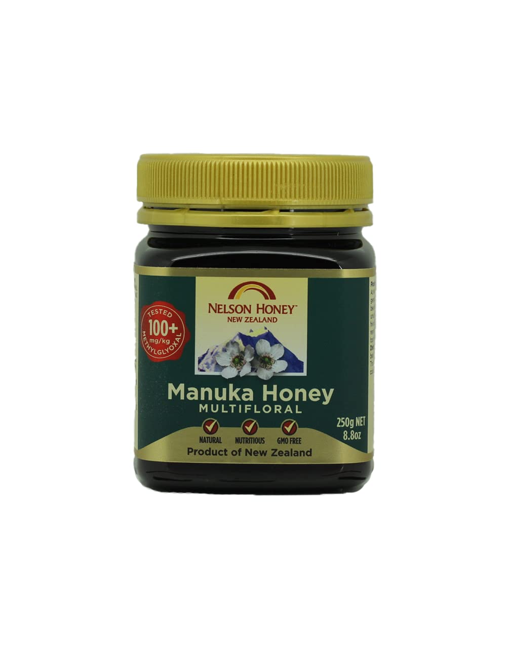 Nelson Honey UK Classic 100+mg Manuka Honey 250 g