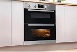 Indesit Aria Double Oven IDD 6340 IX Stainless Steel Built Under view 5