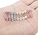 Besteel 5PCS 16G Stainless Steel Lip Rings Piercing Jewelry Eyebrow Barbell Labret Tragus Piercings 8mm Bar Length